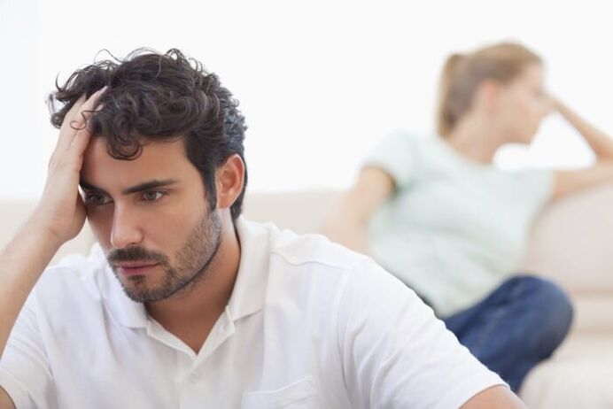 pijn bij een man met prostatitis
