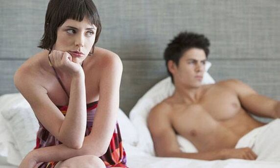 gebrek aan seks met prostatitis bij een man
